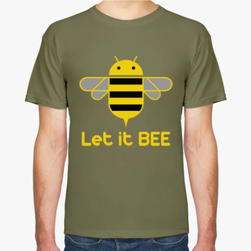 Футболка Android - Let It Bee