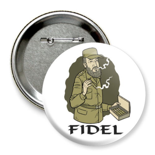 Значок 75мм Fidel