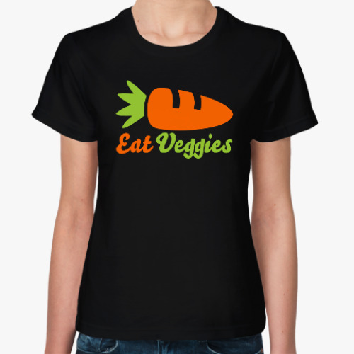 Женская футболка Eat Veggies