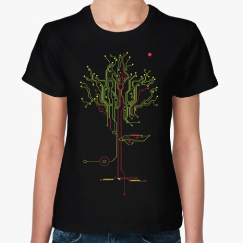Женская футболка Дерево