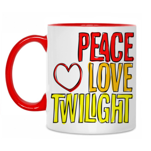 Кружка Peace Love Twilight