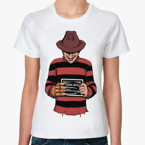 Классическая футболка Freddy Krueger