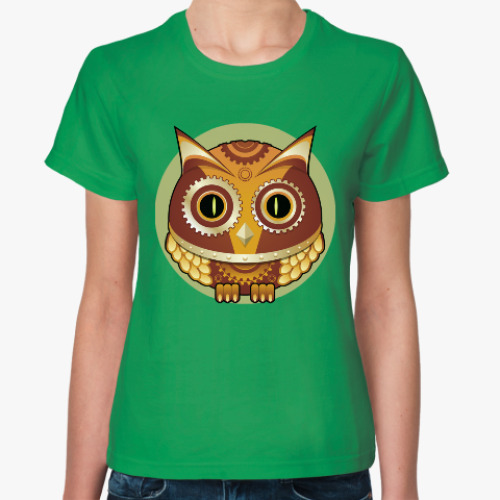 Женская футболка Steam Owl