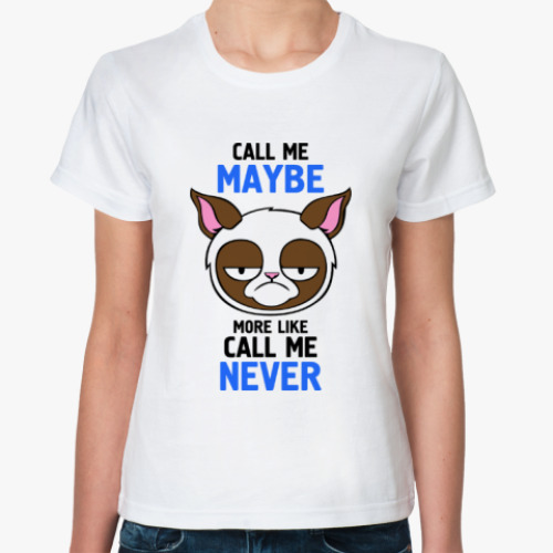 Классическая футболка Call me maybe