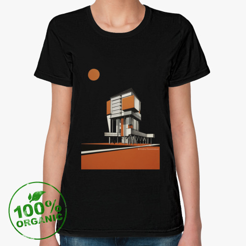 Женская футболка из органик-хлопка Конструктивизм