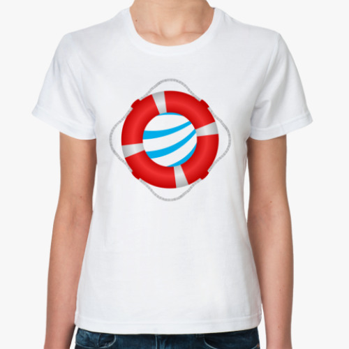 Классическая футболка Спасательный круг