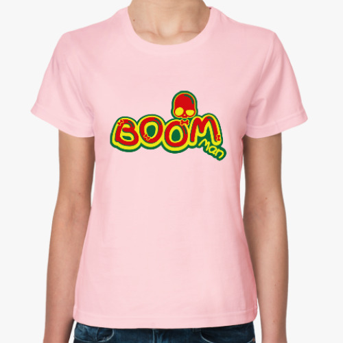 Женская футболка Boom Man
