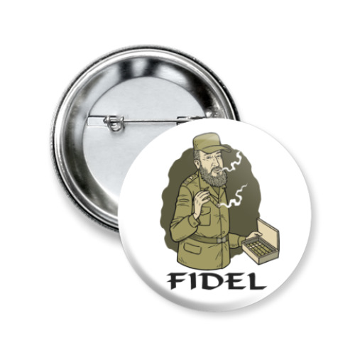 Значок 50мм Fidel