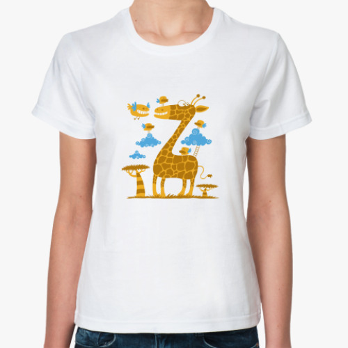 Классическая футболка  Жираффко