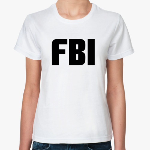 Классическая футболка  ФБР