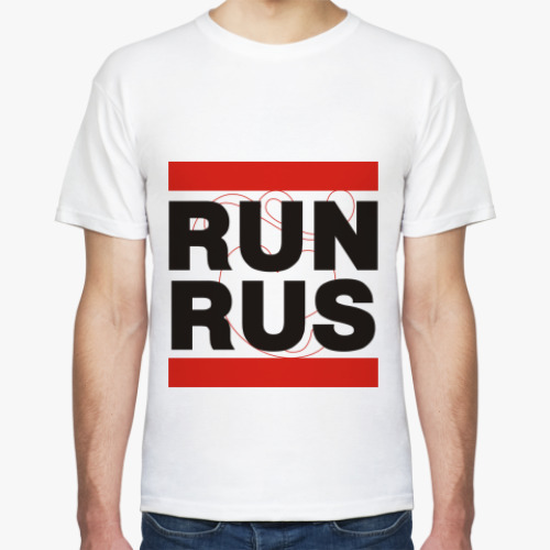 Футболка RUN RUSSIA - ВПЕРЕД РОССИЯ!