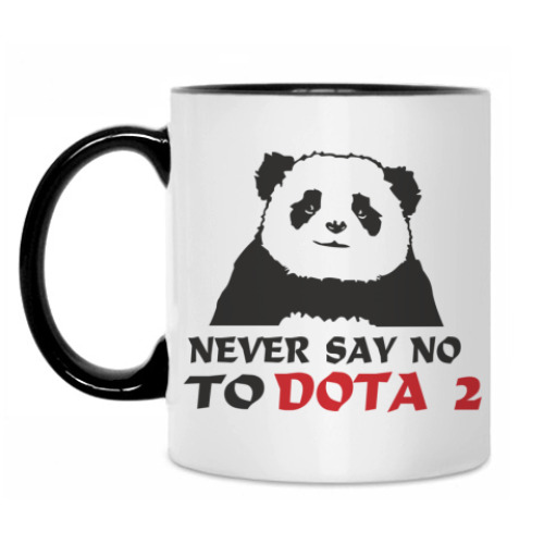 Кружка Never say no to dota 2