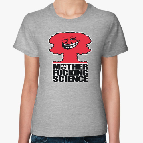 Женская футболка Science! Ядерная физика