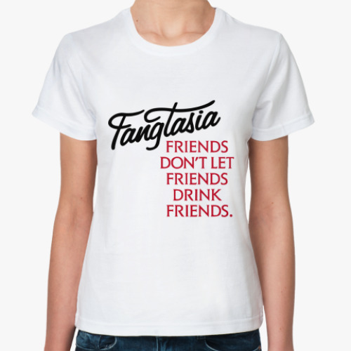 Классическая футболка Fangtasia True blood