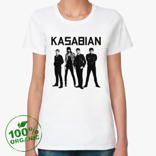 Женская футболка из органик-хлопка Kasabian