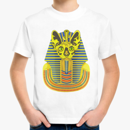Детская футболка Кот фараон.
