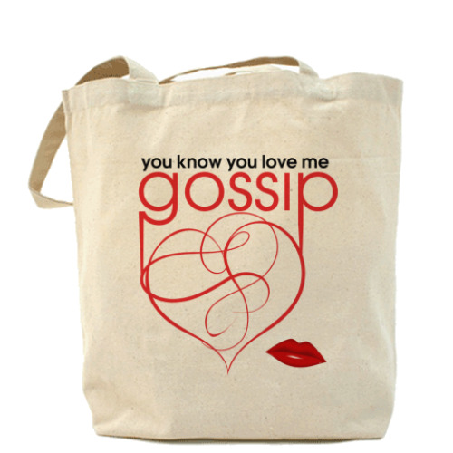 Сумка шоппер Gossip Girl love
