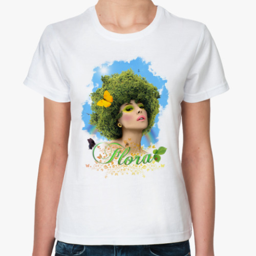 Классическая футболка Flora