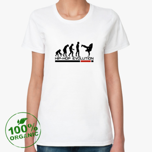 Женская футболка из органик-хлопка  Hip-Hop Evo