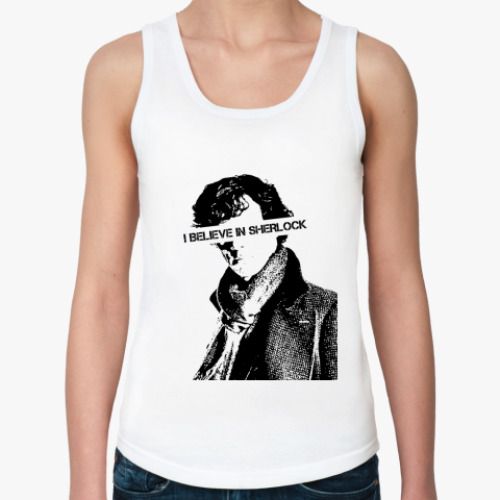 Женская майка майка Sherlock