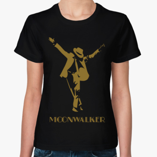 Женская футболка Moonwalker