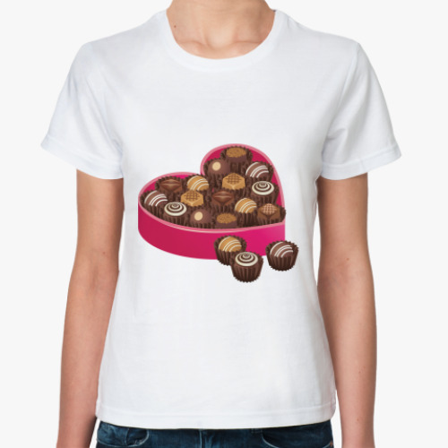 Классическая футболка Шоколадные конфетки