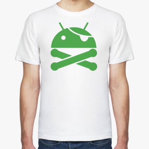 Футболка  android pirat