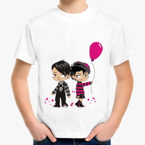 Детская футболка Эмо Двое