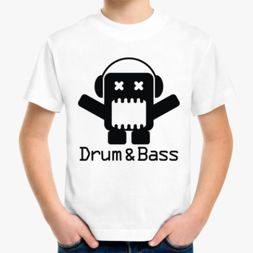 Детская футболка Drum and Bass