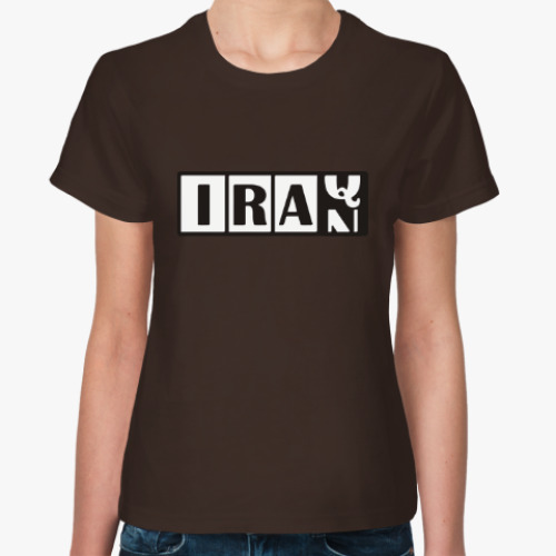Женская футболка Иран-Ирак