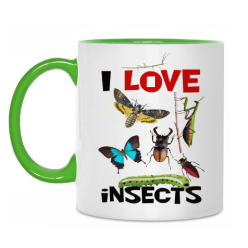 Кружка I love insects