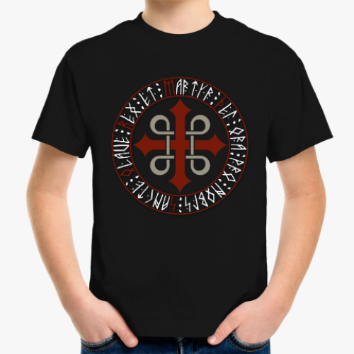 Детская футболка Святой Олаф (руны)
