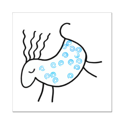 Naklejka Stiker Loshadka Mir Naoborot