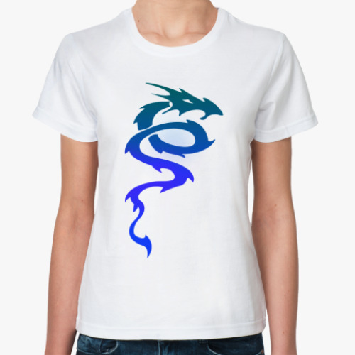 Классическая футболка  'Змей'