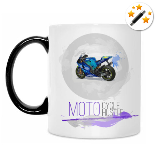 Кружка-хамелеон MOTO cycle hustle