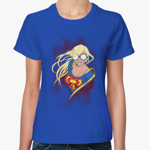Женская футболка Супер девушка