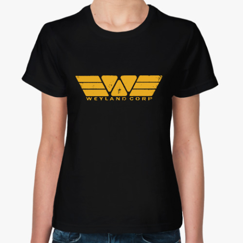Женская футболка Чужой. Weyland-Yutani Corp