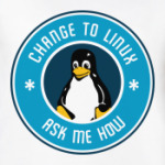 Change to Linux пингвин Tux