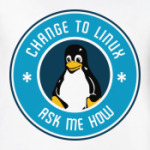 Change to Linux пингвин Tux