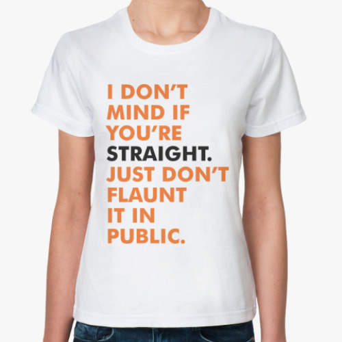 Классическая футболка Straight