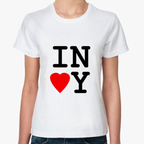 Классическая футболка In Love Y