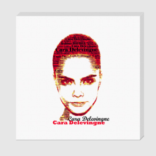 Холст Cara Delevingne/Кара Делевинь