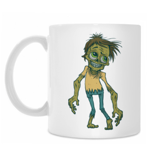 Литровая кружка Zombie Coffee Mug зомби-кофемана