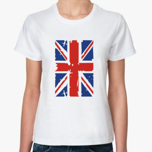Классическая футболка Британский флаг