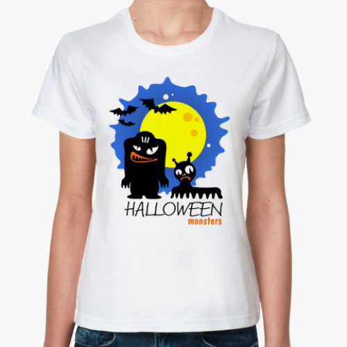 Классическая футболка 'Хэллоуин'