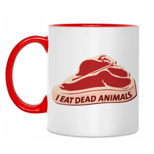 Кружка I eat dead animals