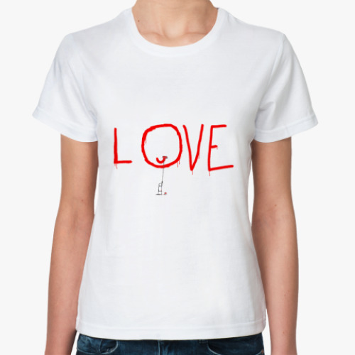 Классическая футболка LOVE