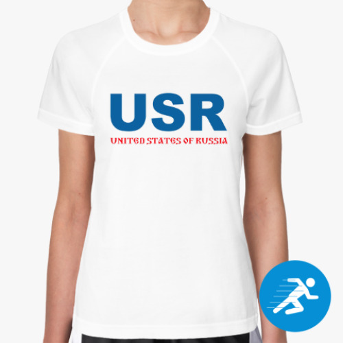 Женская спортивная футболка USR, United