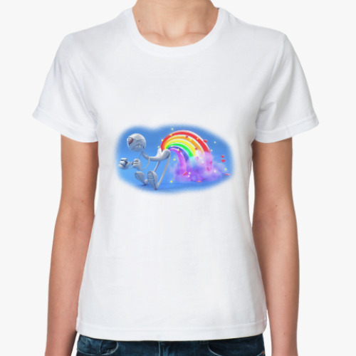 Классическая футболка Веселая радуга