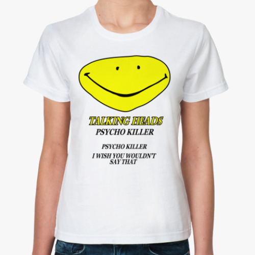 Классическая футболка Talking Heads